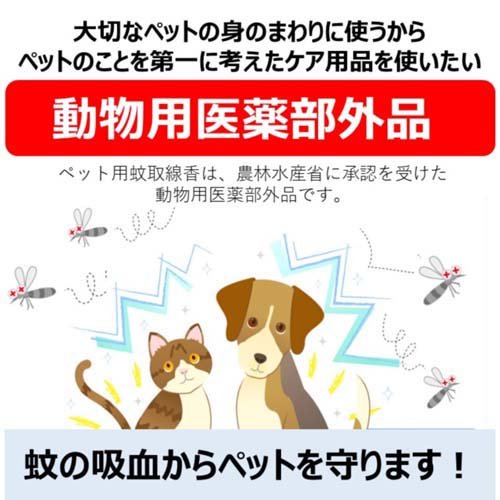 楽天24のアース・ペット ペット用アース渦巻 蚊取り線香 AC 函(48巻入*5箱セット)｜アングル2