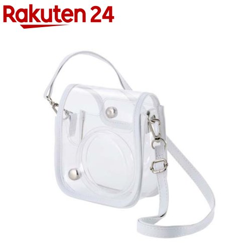 其它 - エレコム チェキケース instax mini 12専用 クリア マグネット式フラップ ホワイト(1個)