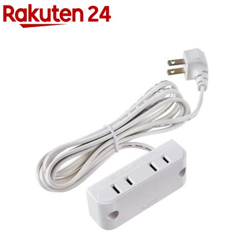 Power Socket Board - エルパ(ELPA) 家具用コンセント2個口 FO-22(W)(1個)