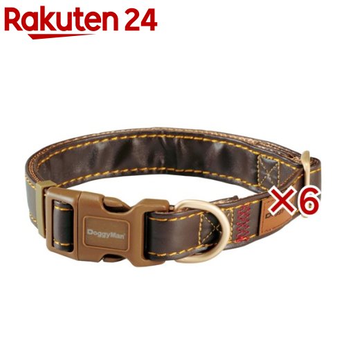 お店TOP＞ペット用品＞犬用品(グッズ)＞犬用首輪・胴輪・リード＞首輪・カラー(大型犬用)＞Doggy's Tailor ドッグカラー くびわ L レザースタイル ブラウン (6セット)【Doggy's Tailor ドッグカラー くびわ L レザースタイル ブラウンの商品詳細】●シンプルなデザイン、しっかりと縫製を施したテーラーメイドを思わせる首輪。●こだわりの表地と芯材のナイロンテープをしっかり縫製。耐久性がある。●着脱しやすく丈夫なワンタッチバックルを使用した首輪。●同じデザインのリード、ハーネスがあり、お散歩コーディネートが楽しめる。●体重30kg以下 首回り42〜62cm(大型犬用)【使用方法】※取扱説明書に記載されている使用方法を参考に、正しく、安全に装着しご使用ください。・締めつけすぎないように少し余裕をもたせて取り付け、外れないか確認します。【Doggy's Tailor ドッグカラー くびわ L レザースタイル ブラウンの原材料】テープ：ナイロン、ポリウレタン、ポリエステル パーツ：ポリアセタール、亜鉛合金、スチール【注意事項】・用途・対象を守る。・幼児に触らせない。・つなぎとめに使用しない。・泥や水分はすぐに拭き取る。・強度に余裕のあるものを使用する。・スナップはDカンに取り付ける。・使用前・使用中は常に本品の状態と装着・連結具合をよく点検する。・成長期はサイズ確認を頻繁におこなう。・ぬれた場合はすぐに乾かす。・誤飲防止のため(特に幼犬)の注意※使用前に傷み具合を点検し、傷みが目立つ場合は使用しない※噛むと切れるためペットに噛ませない※細かいパーツは特に気をつける※使用後はペットが触れない所に保管する※万一、誤飲したときは、すぐに獣医師に相談する。【原産国】中国【ブランド】Doggy's Tailor【発売元、製造元、輸入元又は販売元】ドギーマンハヤシこちらの商品は、ペット用の商品です。※説明文は単品の内容です。リニューアルに伴い、パッケージ・内容等予告なく変更する場合がございます。予めご了承ください。・単品JAN：4976555884364ドギーマンハヤシ537-0002 大阪府大阪市東成区深江南1-16-140120-086-192広告文責：楽天グループ株式会社電話：050-5577-5043[ペットのサークル・雑貨など/ブランド：Doggy's Tailor/]