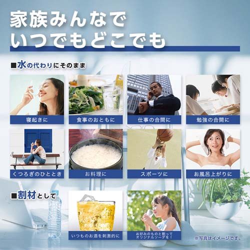 サンガリア 伊賀の天然水 強炭酸水 ラベルレス(24本入×2セット(1本450ml))【サンガ...
