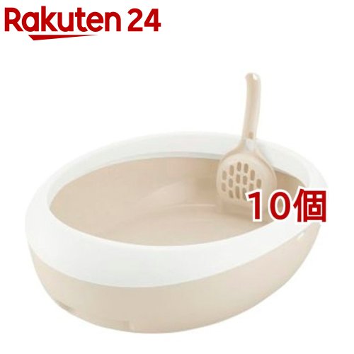 お店TOP＞ペット用品＞トイレタリー・衛生用品＞猫用トイレ用品(トイレタリー)＞トレー・トイレ容器(猫用)＞リッチェル ラプレ ネコトイレ M ホワイト (10個セット)お一人様20セットまで。【リッチェル ラプレ ネコトイレ M ホワイトの商品詳細】●猫が出入りしやすいオープンタイプ。●プラスチック製なので、水洗いできてお手入れ簡単です。●スコップは、本体の内側に掛けることができます。【規格概要】商品サイズ：36*46.9*高さ12cm、開口：31*39cm、底部内寸：29*39.5cm対象：猫用材質：ポリプロピレン【注意事項】リニューアルによりパッケージ等変更になる恐れがございます。改めご了承の程お願い申し上げます。【原産国】日本【ブランド】リッチェル(ペット)【発売元、製造元、輸入元又は販売元】リッチェル(Richell)こちらの商品は、ペット用の商品です。※説明文は単品の内容です。リニューアルに伴い、パッケージ・内容等予告なく変更する場合がございます。予めご了承ください。・単品JAN：4945680566216リッチェル(Richell)939-0592 富山県富山市水橋桜木136076-478-2155広告文責：楽天グループ株式会社電話：050-5577-5043[猫用品/ブランド：リッチェル(ペット)/]