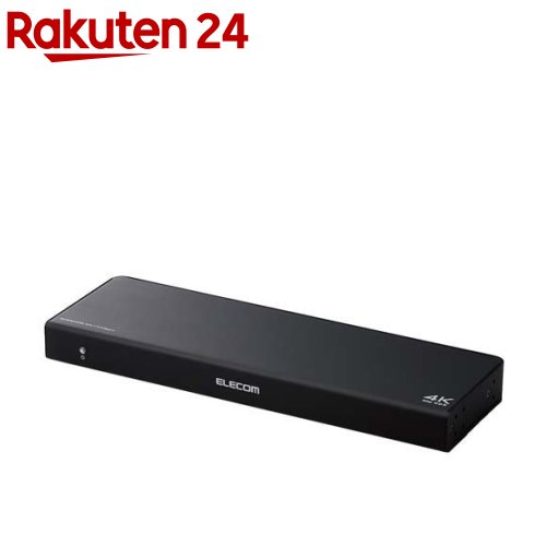 エレコム HDMI分配器 4K 60P 対応 1入力 8出力 ブラック VSP-HDP18BK(1個)【エレコム(ELECOM)】