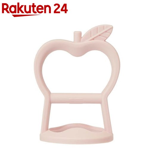 にぎにぎ歯がため アップル ピンク(1個)【D by DADWAY（ディーバイダッドウェイ）】