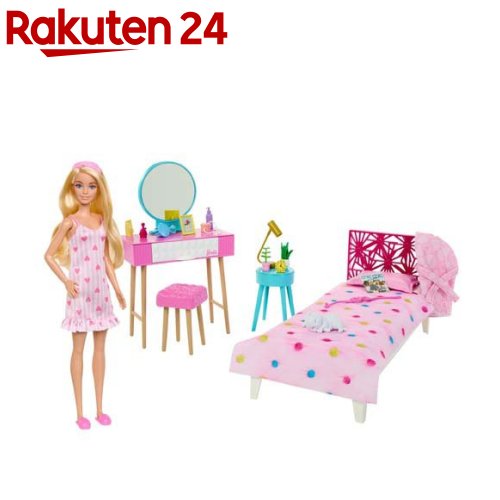 バービー かわいいピンクのベッドルーム HPT55(1セット)【バービー(Barbie)】