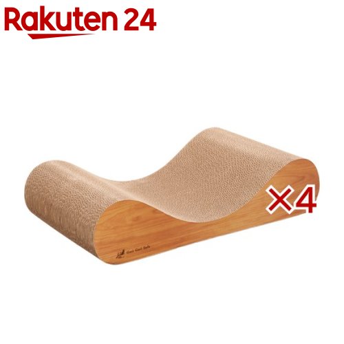 お店TOP＞ペット用品＞猫用品(グッズ)＞猫用デイリーグッズ＞猫爪とぎ(爪磨き)＞ガリガリソファ スクラッチャー インテリア ワイド ティーブラウン*ミルベージュ (4セット)【ガリガリソファ スクラッチャー インテリア ワイド ティーブラウン*ミルベージュの商品詳細】●いつでもガリガリご満悦！●人気のガリガリソファスクラッチャーインテリアのワイドタイプです。●横幅を従来品の約1.4倍の34cmなので広々楽々です。●オリジナルカーブで猫ちゃん大満足です。●爪とぎスクラッチャーとして、ソファベッドとしてお使いください。●またたび付き。【使用方法】★またたびの使い方愛猫が興味を示さない時に、付属の「またたび」を爪とぎにふりかけてご使用ください。※1回の使用目安は1〜2つまみ位です。【ガリガリソファ スクラッチャー インテリア ワイド ティーブラウン*ミルベージュの原材料】・本体：紙、爪とぎ部：段ボール【規格概要】・本体サイズ：約W600*D340*H140(mm)・付属：またたび【注意事項】・製品の特性上、開封後使い始めは湿気や接着剤のにおいがすることがあります。・その際は風通しの良い場所で数時間陰干しするとなくなります。また、遊び方、爪のとぎ方には個体差があります。【原産国】中国【発売元、製造元、輸入元又は販売元】エイムクリエイツこちらの商品は、ペット用の商品です。※説明文は単品の内容です。リニューアルに伴い、パッケージ・内容等予告なく変更する場合がございます。予めご了承ください。(爪とぎ つめとぎ ツメトギ 猫用 ネコ用 置き型 段ボール インテリア ミニタイプネコ用品 猫用品)・単品JAN：4540013512085エイムクリエイツ343-0808 埼玉県越谷市赤山本町2-14 TRビル3F048-971-8114広告文責：楽天グループ株式会社電話：050-5577-5043[猫用品]