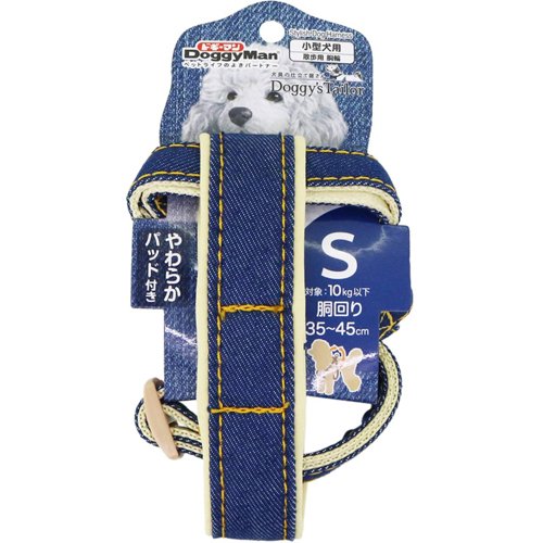 Doggy's Tailor ドッグハーネス どうわ S デニムスタイル ネイビー(6セット)【Dogg...