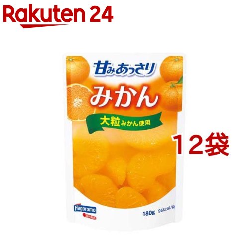 はごろもフーズ 甘みあっさり みかん 180g*12コ 【はごろも】[缶詰]