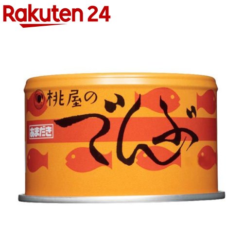 お店TOP＞フード＞缶詰・瓶詰＞缶詰全部＞缶詰全部＞桃屋のあまだきでんぶ (80g)【桃屋のあまだきでんぶの商品詳細】●創業(1920年)以来のロングセラー商品。日本の伝統食品でんぶを、いつでも手軽に召し上がっていただけるよう缶詰にしました。●丁寧にほぐしたすけとうだらに砂糖と醤油を加えて、やわらかな甘さのでんぶに煮上げました。●市販の桜でんぶとは違い、着色料を使用せずに自然な飴色にしあげました。●ごはんのお供に、又、ちらし寿司や巻き寿司の具としてもお使いいただけます。●塩分を約4％に抑えています。【召し上がり方】ご飯とともにお召し上がりください。【品名・名称】でんぶ【桃屋のあまだきでんぶの原材料】たらそぼろ(国内製造)、砂糖、しょうゆ(小麦・大豆を含む)／調味料(アミノ酸)【栄養成分】100g当りエネルギー：267kcal、たんぱく質：21.1g、脂質：0.3g、炭水化物：45.0g、食塩相当量：4.1g【アレルギー物質】小麦、大豆【保存方法】直射日光を避けて保存【注意事項】・消費目安は1ヵ月です。・清潔なはし等をご利用ください。【原産国】日本【ブランド】桃屋【発売元、製造元、輸入元又は販売元】桃屋リニューアルに伴い、パッケージ・内容等予告なく変更する場合がございます。予めご了承ください。桃屋103-8522 東京都中央区日本橋蛎殻町2-16-20120-989-736広告文責：楽天グループ株式会社電話：050-5577-5043[缶詰類/ブランド：桃屋/]