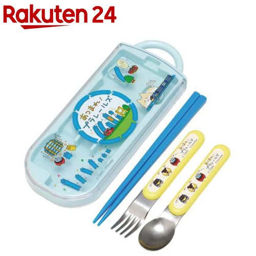 お店TOP＞ホーム＆キッチン＞食器・カトラリー＞カトラリー＞カトラリーセット＞トリオカトラリーセット 子供 おはし スプーン フォーク あつまれプラレールズ TACC2 (1セット)【トリオカトラリーセット 子供 おはし スプーン フォーク あつまれプラレールズ TACC2の商品詳細】●毎日のランチに便利！食洗機OKの3点カトラリーセット●お箸・スプーン・フォークがそろった便利なセット●丈夫で衝撃に強いスライド式ケース入り●ケースは分解して洗えるので清潔に使えます●お箸には名前スペース付き、ケース用の名前シールも付属【セット詳細】・箸箱・子供スプーン・子供フォーク・子供お箸【規格概要】フタ・ハシ：AS樹脂(耐熱温度100度)、本体：ポリプロピレン(耐熱温度140度)、スプーン・フォーク先：ステンレス鋼、スプーン・フォーク持ち手：ABS樹脂(耐熱温度100度)【注意事項】・掲載画像はあくまでイメージです。実際の商品とは色、柄等が異なる場合がございます。何卒ご了承ください。【原産国】日本【発売元、製造元、輸入元又は販売元】スケーターリニューアルに伴い、パッケージ・内容等予告なく変更する場合がございます。予めご了承ください。スケーター630-8520 奈良市杏町216-10742-63-2040広告文責：楽天グループ株式会社電話：050-5577-5043[キッチン用品]