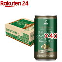 神戸居留地 厳選素材 国産生姜のジンジャーエール 缶 炭酸飲料(20本入×2セット(1本185ml))【神戸居留地】