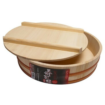 日本製 木製 寿司桶 39cm フタ付 約1升 1コ入(1コ入)