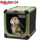 お店TOP＞ペット用品＞犬用品(グッズ)＞犬用おでかけ用品(旅行・お散歩)＞クレート(犬用)＞ファーストラックス ソフ・クレートn2 XLサイズ (1個)【ファーストラックス ソフ・クレートn2 XLサイズの商品詳細】●SH(スライド・ホールディング)システムで簡単にしっかりと組み立てられます。金属フレームを使用し、高い強度を実現しました。パイプの接続部には、簡単な組立と丈夫さを兼ね備えたSH(スライド・ホールディング)システムを採用しています。●どこにでも楽に持ち運びできます。折りたたむ事ができるので、かさばらずに持ち運ぶことができます。バッグ感覚で使える便利な持ち手もついています。●スマートな外観、軽量、さらに洗濯も可能です。洗練されたデザインで、さまざまなシーンにマッチします。軽量なので設置場所も柔軟に対応できます。フレームを外せば丸洗いもできるのでいつも清潔に保てます。●丈夫で、通気性抜群。春夏の犬小屋にぴったりです。においがこもりにくい、ヘビー・デューティーメッシュを採用●天面、前面、側面にペットが出入りできるドアが設けられています。犬が自分で出入りしやすい前面、側面に巻き上げ式のドアがついています。さらに、クレートの中をメンテナンスしやすいよう、上部もオープンすることができます。【規格概要】対象犬種：ラブラドール・レトリバー、ゴールデン・レトリバー、シベリアン・ハスキー、ダルメシアン、シェパード、ボクサーなどの31.8kgまでのペット用商品サイズ：W610*D900*H680mmカラー：カーキ【注意事項】・ペットを中に入れたまま長時間放置しないでください。・本製品は、攻撃的な動物や危害を加えるおそれのある動物、噛み付いたり、引っ掻いたりして外に出たがっているペットを閉じ込めておくためには作られていません。・ペットのケガや製品の破損につながりますので、ペットが安心しておとなしく過ごせるよう十分慣れさせ、適切に訓練してからお使いください。・特にメッシュやファスナー部は本体より壊れやすいのでご注意ください。【原産国】中国【発売元、製造元、輸入元又は販売元】スペクトラム ブランズ ジャパンこちらの商品は、ペット用の商品です。リニューアルに伴い、パッケージ・内容等予告なく変更する場合がございます。予めご了承ください。スペクトラム ブランズ ジャパン220-0004　神奈川県横浜市西区北幸2-6-26 HI横浜ビル3階045-322-4330広告文責：楽天グループ株式会社電話：050-5577-5043[ペットのサークル・雑貨など]