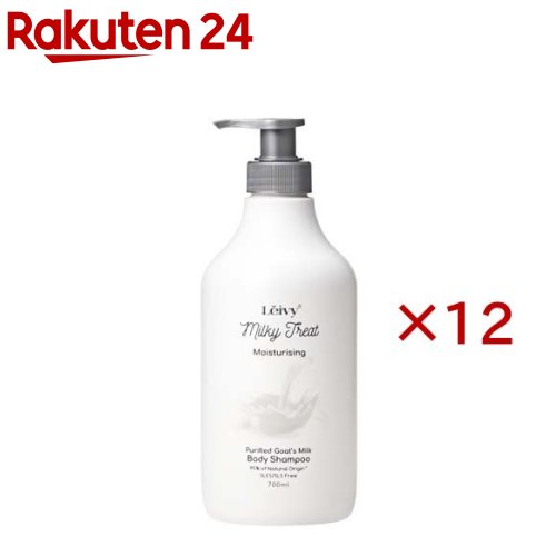 Soaps, Body Washes - レイヴィー ミルキートリート ボディシャンプー(700ml×12セット)【レイヴィー】