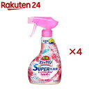 バスマジックリン お風呂用洗剤 スーパー泡洗浄 アロマローズの香り 本体(350ml×4セット)【バスマジックリン】