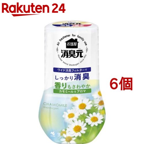 お部屋の消臭元 カモミール＆アロマ(400ml*6個セット)【消臭元】