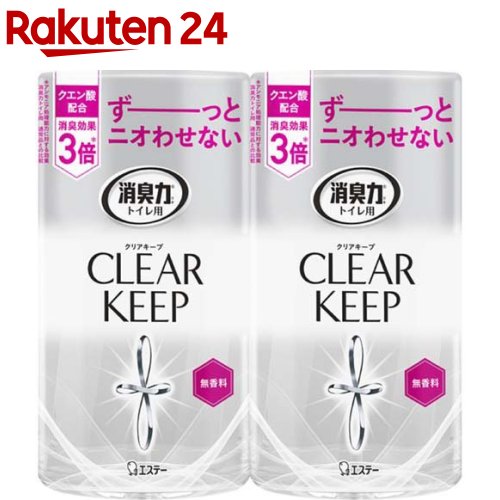 トイレの消臭力 クリアキープ 消臭剤 無香料(400ml*2個セット)【消臭力】