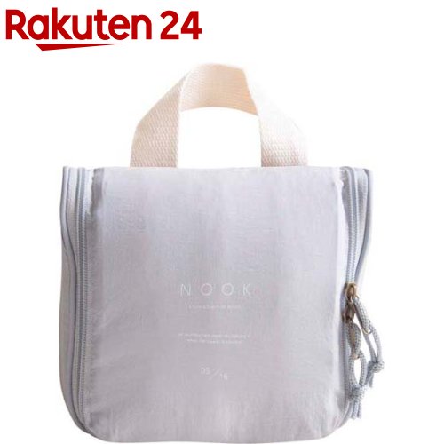 お店TOP＞日用品＞トラベルグッズ＞荷造りグッズ＞トラベルケース・ポーチ＞NOOK トラベルポーチ グレー (1個入)【NOOK トラベルポーチ グレーの商品詳細】●分類しやすく、一目でどこに何がはいっているか分かりやすい。●バーなどに吊り下げて使えて便利。●背面にもポケットがあり、スマホも収納できます。●軽量で、耐久性のあるトラベルシリーズです。【規格概要】・サイズ：約幅20*奥行8*高さ16.5cm(持ち手含まず)・耐荷重：約13kg(目安)・材質：表生地／ナイロン100％、内生地／ポリエステル100％【原産国】中国【発売元、製造元、輸入元又は販売元】オカトーリニューアルに伴い、パッケージ・内容等予告なく変更する場合がございます。予めご了承ください。オカトー640-1167 和歌山県海南市九品寺256番地0120-872-714広告文責：楽天グループ株式会社電話：050-5577-5043[日用品 その他]