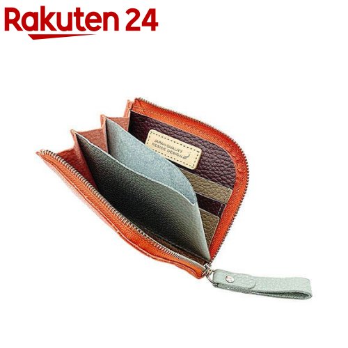 R/E SIDE ショート Lジップ ウォレット 小さい・軽い財布 オレンジ(1個)