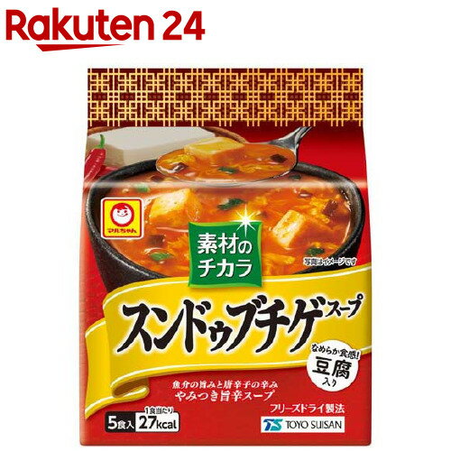 マルちゃん 素材のチカラ スンドゥブチゲスープ(6.6g*5食入)