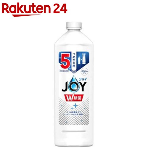 W 除菌ジョイ コンパクト 食器用洗剤 さわやか微香タイプ 詰め替え 特大(700ml)【tktk06】【ジョイ(Joy)】