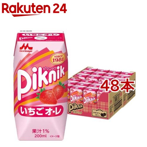 ピクニック ストロベリー(200ml*48本セット)【ピクニック】