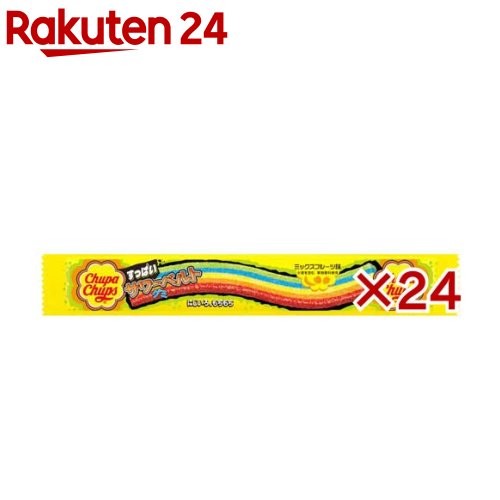 お店TOP＞フード＞お菓子＞ガム・グミ＞グミ＞チュッパチャプス サワーベルトグミ (10g×24セット)【チュッパチャプス サワーベルトグミの商品詳細】●表面の酸っぱいパウダーと甘酸っぱいミックスフルーツ味。●レインボーカラーのベルト形のグミです。。【品名・名称】菓子【チュッパチャプス サワーベルトグミの原材料】水あめ、砂糖、小麦粉、ぶどう糖果糖液糖、植物油脂／酸味料、香料、着色料(黄4、赤40、青1、黄5)、(一部に小麦を含む)【栄養成分】1袋(10g)あたり熱量：36kcal、たんぱく質：0.2g、脂質：0.2g、炭水化物：8.3g、食塩相当量：0.06g【アレルギー物質】小麦【保存方法】直射日光、高温、多湿を避けて保存してください。【原産国】中国【ブランド】クラシエフーズ【発売元、製造元、輸入元又は販売元】クラシエフーズ販売※説明文は単品の内容です。リニューアルに伴い、パッケージ・内容等予告なく変更する場合がございます。予めご了承ください。・単品JAN：4901551161522クラシエフーズ販売東京都港区海岸3-20-220120-202903広告文責：楽天グループ株式会社電話：050-5577-5043[あめ・飴・キャンディ/ブランド：クラシエフーズ/]