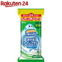 スクラビングバブル 流せるトイレブラシ 付替ブラシ フローラルソープ(24個入)【スクラビングバブル】