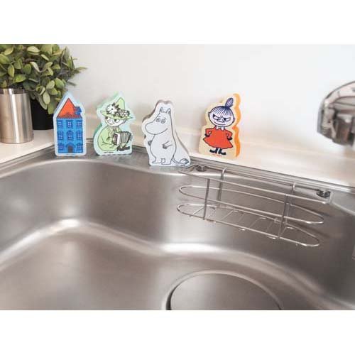 MOOMIN 不織布スポンジ(4個入)