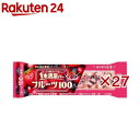 アサヒ 1本満足バー フルーツ100 赤の満足果実(9本入×3セット)【1本満足バー】