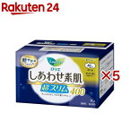 ロリエ しあわせ素肌 超スリム 特に多い夜用 羽つき400(9個入*5袋セット)【ロリエ】