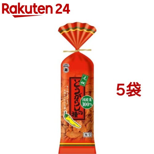 元祖とうがらしの種 激辛(80g*5袋セット)[おやつ お菓子 おつまみ ビール]