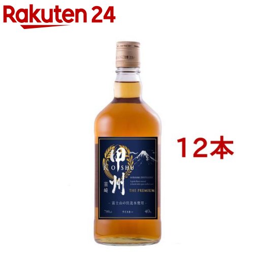 ウイスキー 甲州韮崎 ザ・プレミアム 瓶(700ml*12本セット)【甲州韮崎】