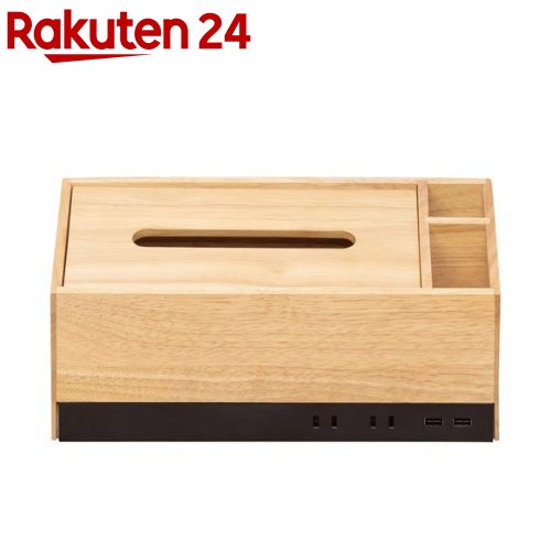 トップランド オーガナイザー ティッシュボックス ナチュラルウッド M4710T-NW(1個)