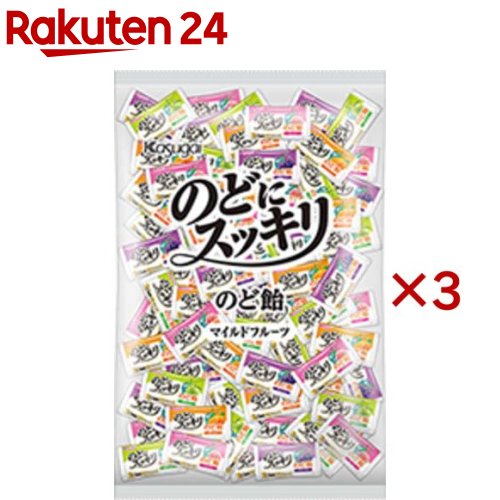 春日井製菓 のどにスッキリ フルーツアソート(1kg×3セット)のサムネイル