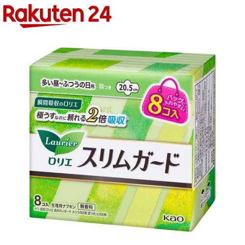 ロリエスリムガード 多い昼～ふつうの日用 羽つき ミニパック