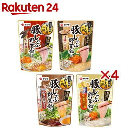 ヤマキ 豚しゃぶ野菜鍋つゆアソート(4セット)【ヤマキ】[しゃぶしゃぶ 鍋つゆ 鍋セット まとめ買い]