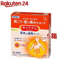 めぐりズム 蒸気の温熱シート 肌に直接貼るタイプ(4枚入*5箱セット)【めぐりズム】