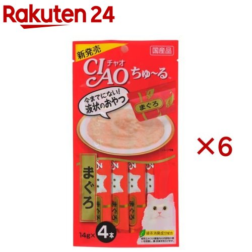 チャオ ちゅ〜る まぐろ(4本入×6セット(1本14g))【ちゅ〜る】[ちゅーる]のサムネイル