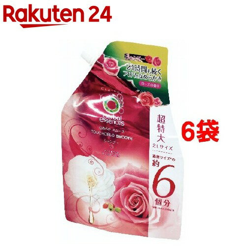 ハーバルエッセンスなめらかスムースシャンプー詰め替え用超特大(2L*6袋セット) ハーバルエッセンス(HerbalEssence