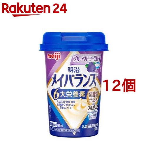 メイバランスミニ カップ ブルーベリーヨーグルト味(125ml*12コセット)【メイバランス】