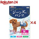 ドギーマン ジーンズ風パンツ M(16枚入×4セット)【ドギーマン(Doggy Man)】