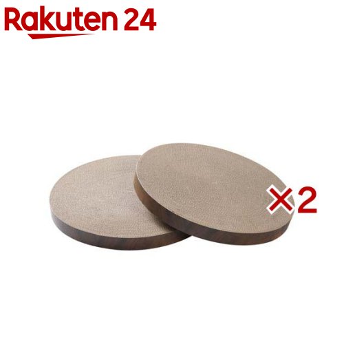 バリバリボウルタワー X L交換用つめとぎ ダークブラウン(2個入×2セット)【猫壱】