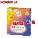 めぐりズム 蒸気でホットアイマスク 完熟ゆずの香り(5枚入*12箱セット)【めぐりズム】