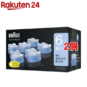 ブラウン クリーン＆リニューシステム専用 洗浄液 カートリッジ CCR6(6コ入*2セット)【ブラウン(Braun)】【送料無料】