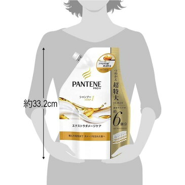 パンテーン エクストラダメージケア シャンプー 詰替 超特大(2L*6袋セット)【haricarefair-2】【PANTENE(パンテーン)】