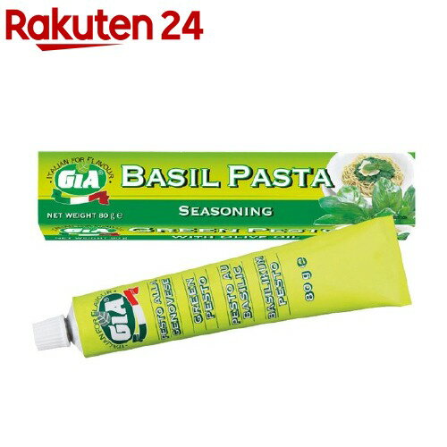 お店TOP＞フード＞調味料・油＞ペースト類＞バジルペースト＞ギア バジルパスタシーズニング (80g)【ギア バジルパスタシーズニングの商品詳細】パスタにかけるだけで手軽にイタリアの味を楽しめるチューブタイプのバジルペーストです。様々な料理のアクセントに、香り高いイタリアンテイストをお楽しみください。【ギア バジルパスタシーズニングの原材料】名称：調味用バジルペースト原材料名：バジル、食用ひまわり油、チーズ、食塩、食用オリーブ油、カシューナッツ、松の実、にんにく、pH調整剤【栄養成分】名称：調味用バジルペースト原材料名：バジル、食用ひまわり油、チーズ、食塩、食用オリーブ油、カシューナッツ、松の実、にんにく、pH調整剤【注意事項】・開封後は口部を清潔にし、蓋をしっかりと閉めて冷蔵庫に保管してください。・開封後は、早めにお召し上がりください。【原産国】イタリア【ブランド】ギア【発売元、製造元、輸入元又は販売元】ウイングエースリニューアルに伴い、パッケージ・内容等予告なく変更する場合がございます。予めご了承ください。ウイングエース東京都港区虎ノ門3-18-1903-5404-7533広告文責：楽天グループ株式会社電話：050-5577-5043[調味料/ブランド：ギア/]