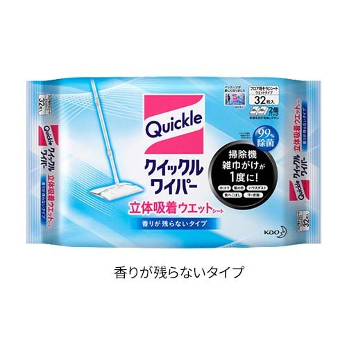 クイックルワイパー立体吸着大容量(32枚入)【クイックルワイパー】 2