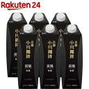 京都 小川珈琲 炭焼珈琲 無糖(1000ml 6本入)【小川珈琲店】 アイスコーヒー リキッドコーヒー ブラック コーヒー