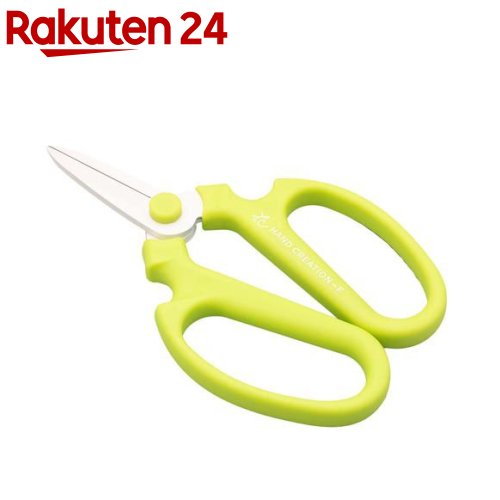 生花鋏 ハンドクリエーション F180 フッ素コーティング ライムグリーン 2143(1コ)